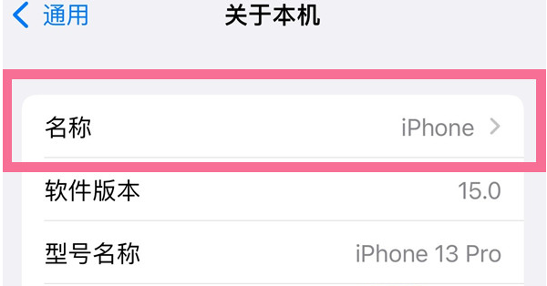 镇坪苹果13维修分享iPhone 13热点名字设置教程 