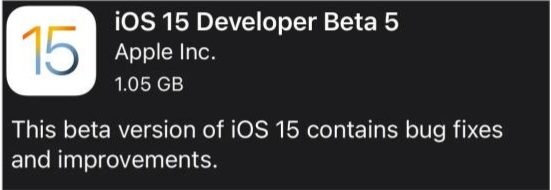 镇坪苹果手机维修分享如何升级到iOS15.0 beta5 